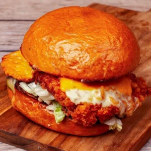 Crispy Chicken Cruncher Burger